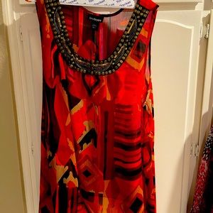 Colorful summer tunic blouse